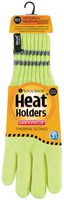 BSGH852SMYEL - 3.2 Tog Hi-Vis Thermal Gloves with Reflective Stripes, Yellow S/M