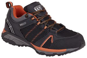 SS607SM 9 NEW - Black/Orange Lightweight Safety Trainer Size 9