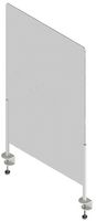 PROSCREEN1.2 - Proscreen Desk Mounted Protective Plexiglass Screen - 50cm x 75cm x 4mm