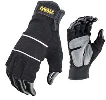 DPG213L - Performance Fingerless Work Gloves, Black Large