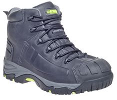 MERCURY 11 BLACK - Non-Metallic Waterproof Safety Boot, Black Size 11