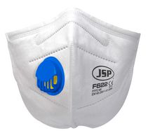 BGW170-000-T00 (PK2) - P2 (FFP2) Valved Fold Flat Disposable Respiratory Dust Masks, 2 Pack