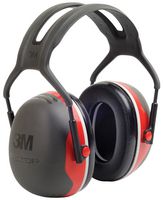 X3A - 33 dB Headband Ear Defenders, Black/Red