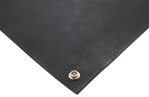 ESDF010005 - ESD Rubber Floor Mat, Black - 0.6m x 1.2m x 3mm