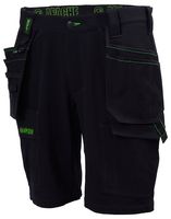 WHISTLER 36W - Whistler 4-Way Stretch Lightweight Work Shorts, Black - W36"
