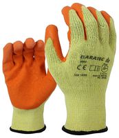 990410 - Latex Dipped Gripper Builders Gloves - Orange/Yellow, XL (10)