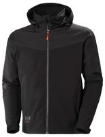 74290_990-L - Oxford Hooded Softshell Jacket, Black - Large