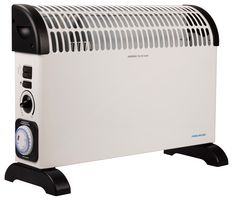 PEL00941-UK - 2kW Convector Heater with Timer & Turbo Fan