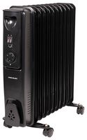 PELL0210-UK - 2.5kW 11 Fin Oil Filled Radiator, Black