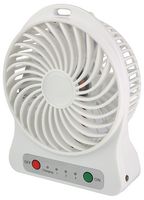 1450 - USB Rechargeable Mighty Compact Fan, White