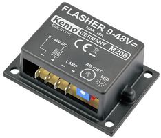 M206 - Flasher Module for LED or Incandescent Lamps 9-48V DC