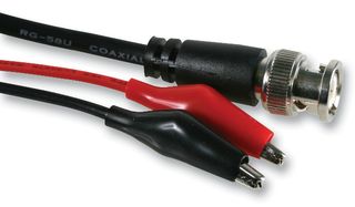 TEN01043 - BNC Plug to 2x Crocodile Clip Test Lead - 3ft