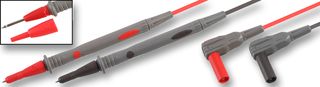 72-9340 - 10A 4mm Right Angle Banana Plug to Probe Test Lead Set