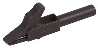 76-1210 - Insulated Crocodile Clip, 4mm, 15A, Black