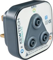KEWCHECKR2 - 230V Mains Socket Tester Adaptor for 4mm Test Leads - 13A