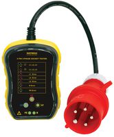 PC105/32 - 3-Phase Industrial Socket Tester, 32A