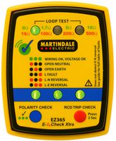 EZ365 - Socket & Non-Trip Earth Loop Tester with RCD