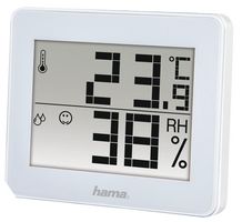 TH-130 WHITE - Desk Thermo-Hygrometer, White
