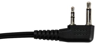 5060217970690 - 2-Wire Clear Covert Acoustic Tube Earpiece S3 Plug