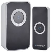 B7032BK - MIP System 3 32 Melody Rechargeable Portable Door Chime Kit, Black