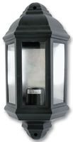 HL60B - 60W Half Lantern Wall Light, Black