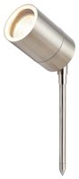 ZN-29180-SST - Zinc Leto GU10 Garden Spike Spotlight, Stainless Steel