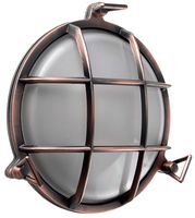 21629 - Stern Wall Light, E27, Copper, IP66