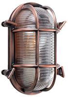 21630 - Bow Wall Light, E27, Copper, IP66