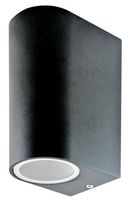 7509 VT-7652 - Up & Down Wall Light, Black, GU10, IP44