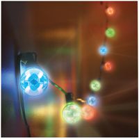 PARTY1 - 12x Multi-Coloured USB LED Party Lights, 4.31m