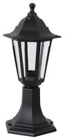 PEL01361 - Outdoor Lantern Post Top Light Fitting, IP44, Black