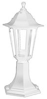 PEL01362 - Outdoor Lantern Post Top Light Fitting, IP44, White