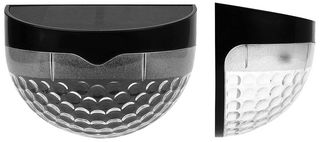 PEL01341 - IP44 Solar LED Fence Light, Black