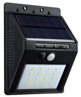 PEL01364 - IP44 Outdoor Solar 20 LED Security Wall Light with PIR Sensor
