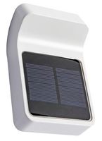 PEL01352 - IP44 Outdoor Solar LED Wall Light, White