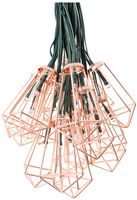 SS9955 - Elan Solar LED Copper Pendant Lanterns, Warm White, 10m, 20x LEDs
