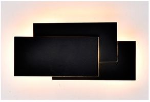 VT-712 8205 - 12W LED Wall Light, Black, 1100lm, 4000K