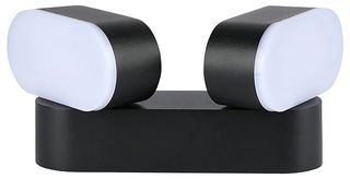 VT-814 8293 - 12W 2-Way LED Wall Light, Black, 1320lm, 3000K, IP65