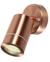 25434 - Adjustable GU10 Wall Light, Copper, IP44