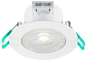 0005377 - 5.5W Dimmable Tilting LED Downtlight, 4000K, 480lm, IP44