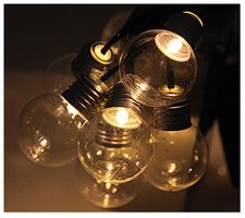 957118 - 10 x Solar LED GLS String Lights