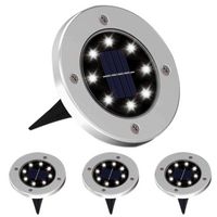 PELL0264 - Solar Powered LED Ground Lights, 5200K, IP44, Pack of 4