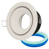 778487 - Stellar Downlight with Coloured Ring Inserts, LED GU10, IP65