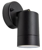 781562 - Piazza Adjustable Garden Wall Light, GU10, Black, IP54