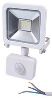 PELL0283 - LED Floodlight with PIR, 10W, 800lm, 6000K, White, IP44
