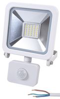 PELL0284 - LED Floodlight with PIR, 20W, 1600lm, 6000K, White, IP44