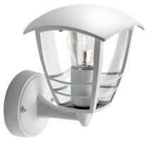 915002789602 - Creek Wall Uplight, 60W, E27, IP44, White, Dimmable