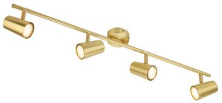 INL-31723-SBRS - Inlight Harvey Spotlight, 4 Spots, GU10, Satin Brass