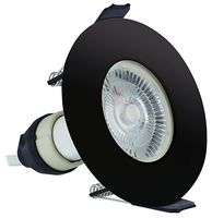 ILDLFR70D028 - Evofire Fire Rated Downlight with GU10 Holder, IP65, Black