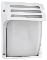 VT-754-MW 7077 - Wall Light, E27, Matt White, Frosted, IP44